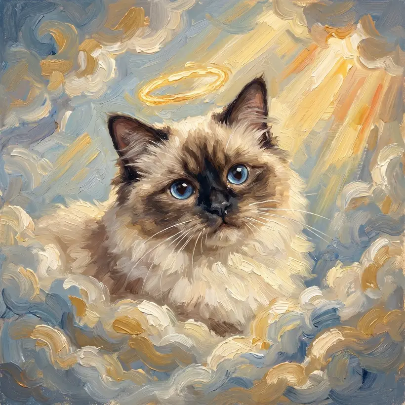 The Angel — framed portrait