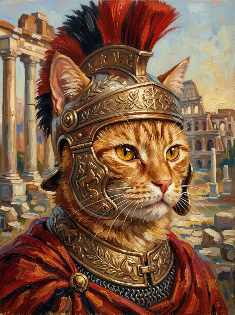 The Centurion — framed portrait