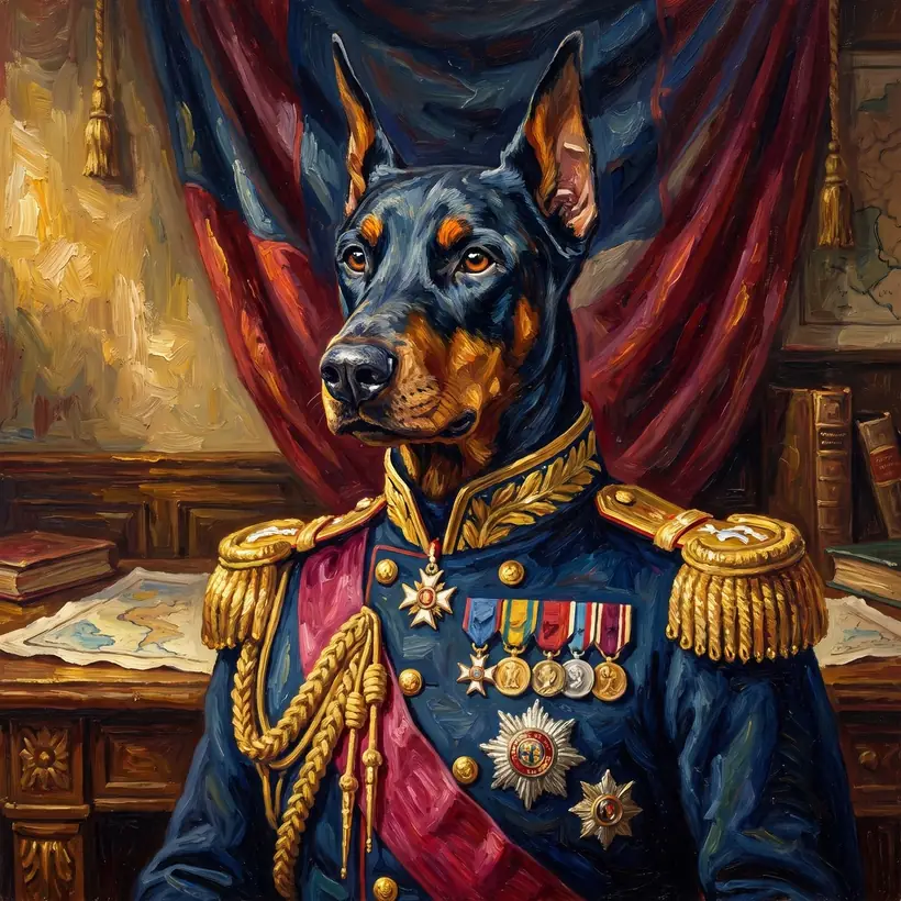 The General — framed portrait
