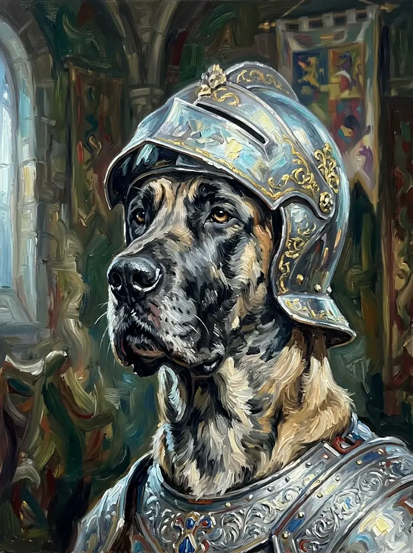 The Guardian — framed portrait