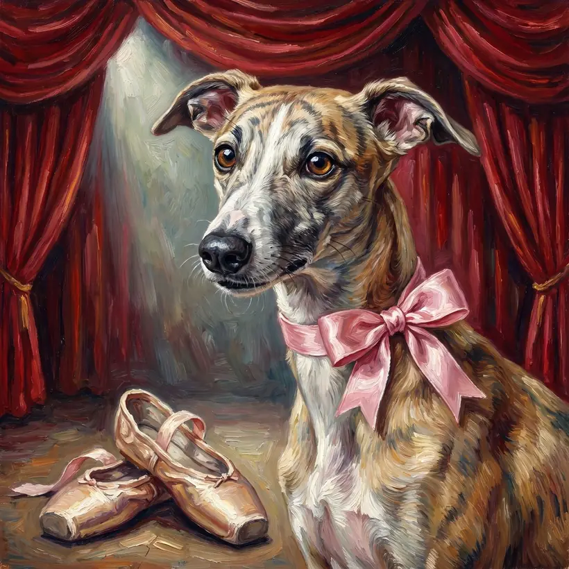 The Prima — framed portrait
