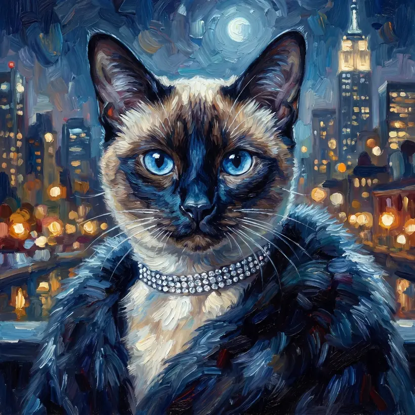 The Socialite — framed portrait