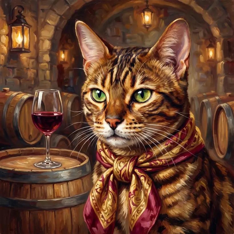 The Vintner — framed portrait