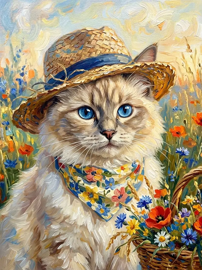 The Wildflower — framed portrait